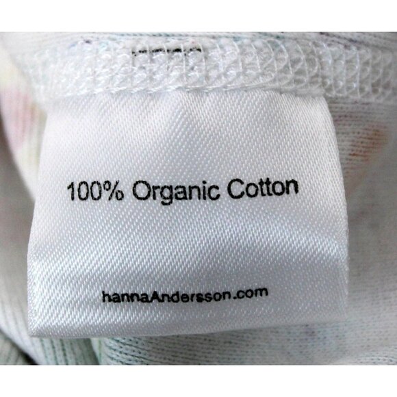 Hanna Andersson PJ Shirt Rainbows Unicorns sz 140 10 Top Trees Print - Picture 6 of 7